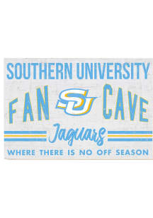 KH Sports Fan Southern University Jaguars 34x23 Fan Cave Sign