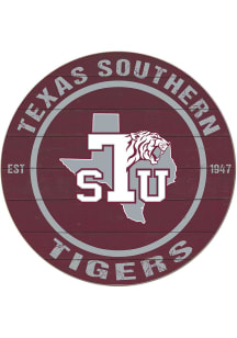 KH Sports Fan Texas Southern Tigers 20x20 Colored Circle Sign
