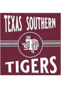 KH Sports Fan Texas Southern Tigers 10x10 Retro Sign