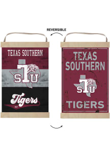 KH Sports Fan Texas Southern Tigers Reversible Retro Banner Sign