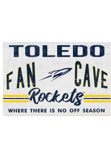 KH Sports Fan Toledo Rockets 34x23 Fan Cave Sign