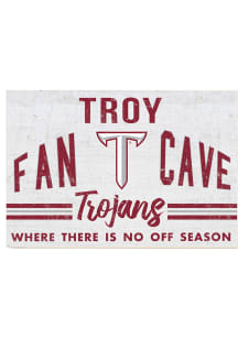 KH Sports Fan Troy Trojans 34x23 Fan Cave Sign