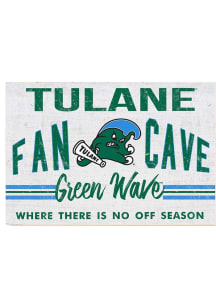 KH Sports Fan Tulane Green Wave 34x23 Fan Cave Sign