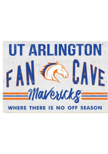 KH Sports Fan UTA Mavericks 34x23 Fan Cave Sign