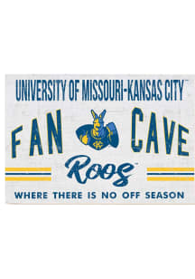 KH Sports Fan UMKC Roos 34x23 Fan Cave Sign
