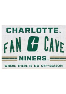 KH Sports Fan UNCC 49ers 34x23 Fan Cave Sign