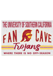 KH Sports Fan USC Trojans 34x23 Fan Cave Sign
