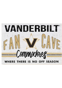 KH Sports Fan Vanderbilt Commodores 34x23 Fan Cave Sign