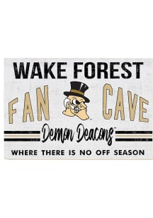 KH Sports Fan Wake Forest Demon Deacons 34x23 Fan Cave Sign
