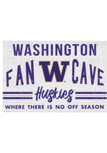 KH Sports Fan Washington Huskies 34x23 Fan Cave Sign