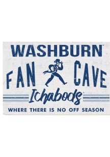 KH Sports Fan Washburn Ichabods 34x23 Fan Cave Sign