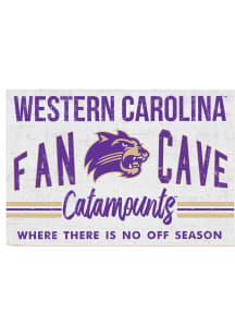 KH Sports Fan Western Carolina 34x23 Fan Cave Sign