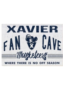 KH Sports Fan Xavier Musketeers 34x23 Fan Cave Sign