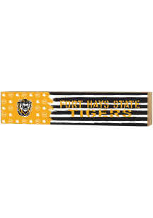 KH Sports Fan Fort Hays State Tigers OHT 3x13 Block Sign