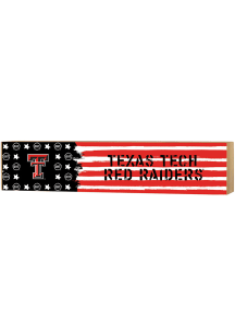 KH Sports Fan Texas Tech Red Raiders OHT 3x13 Block Sign
