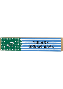 KH Sports Fan Tulane Green Wave OHT 3x13 Block Sign