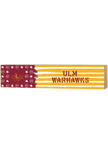 KH Sports Fan Louisiana-Monroe Warhawks OHT 3x13 Block Sign