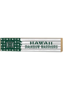 KH Sports Fan Hawaii Warriors OHT 3x13 Block Sign
