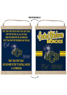 KH Sports Fan Central Oklahoma Bronchos Fight Song Reversible Banner Sign