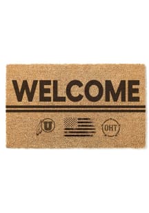 Utah Utes OHT Welcome Door Mat