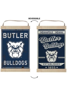 KH Sports Fan Butler Bulldogs Faux Rusted Reversible Banner Sign