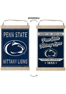 KH Sports Fan Penn State Nittany Lions Faux Rusted Reversible Banner Sign