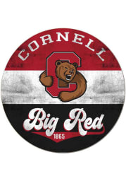 KH Sports Fan Cornell Big Red 20x20 Retro Multi Color Circle Sign