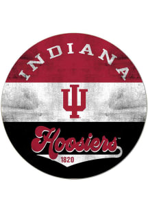 KH Sports Fan Indiana Hoosiers 20x20 Retro Multi Color Circle Sign