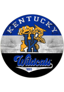 KH Sports Fan Kentucky Wildcats 20x20 Retro Multi Color Circle Sign