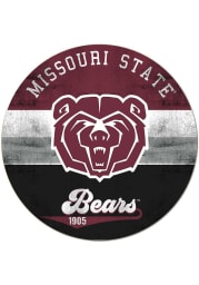 KH Sports Fan Missouri State Bears 20x20 Retro Multi Color Circle Sign