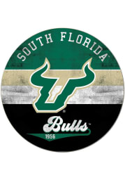 KH Sports Fan South Florida Bulls 20x20 Retro Multi Color Circle Sign