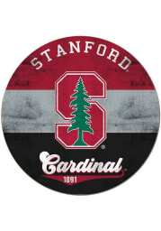 KH Sports Fan Stanford Cardinal 20x20 Retro Multi Color Circle Sign