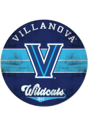 KH Sports Fan Villanova Wildcats 20x20 Retro Multi Color Circle Sign