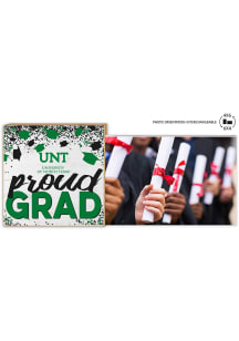 North Texas Mean Green Proud Grad Floating Picture Frame