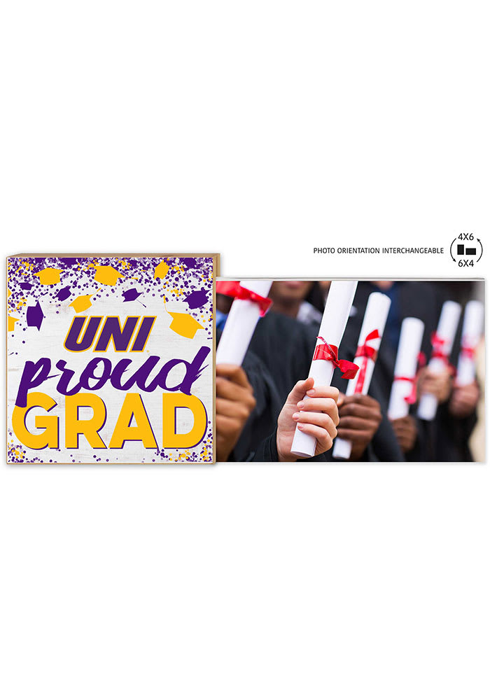 Northern Iowa Panthers Proud Grad Floating Picture Frame