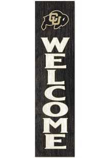 KH Sports Fan Colorado Buffaloes 11x46 Welcome Leaning Sign
