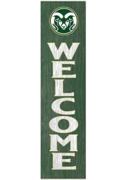 KH Sports Fan Colorado State Rams 12x48 Welcome Leaning Sign