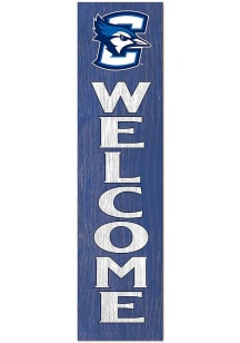 KH Sports Fan Creighton Bluejays 11x46 Welcome Leaning Sign