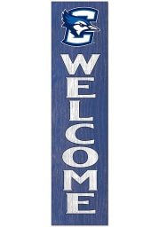 KH Sports Fan Creighton Bluejays 12x48 Welcome Leaning Sign