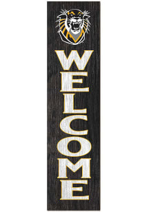 KH Sports Fan Fort Hays State Tigers 11x46 Welcome Leaning Sign
