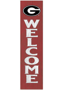 KH Sports Fan Georgia Bulldogs 11x46 Welcome Leaning Sign