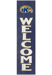 KH Sports Fan Kent State Golden Flashes 12x48 Welcome Leaning Sign