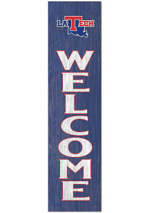 KH Sports Fan Louisiana Tech Bulldogs 11x46 Welcome Leaning Sign