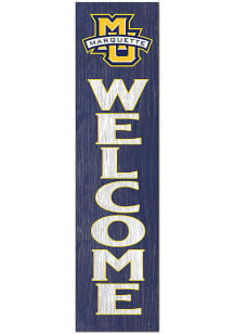KH Sports Fan Marquette Golden Eagles 11x46 Welcome Leaning Sign
