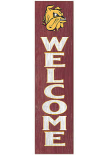 KH Sports Fan UMD Bulldogs 11x46 Welcome Leaning Sign