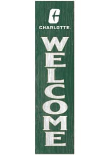 KH Sports Fan UNCC 49ers 11x46 Welcome Leaning Sign