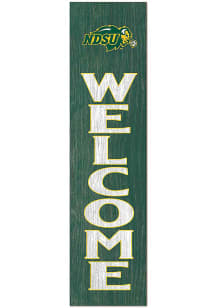 KH Sports Fan North Dakota State Bison 11x46 Welcome Leaning Sign