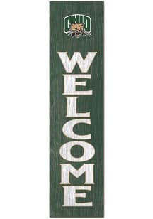 KH Sports Fan Ohio Bobcats 11x46 Welcome Leaning Sign