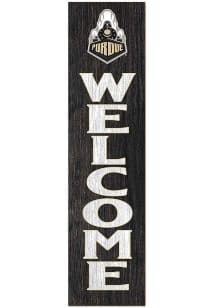 KH Sports Fan Purdue Boilermakers 11x46 Welcome Leaning Sign