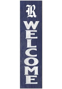 KH Sports Fan Rice Owls 11x46 Welcome Leaning Sign